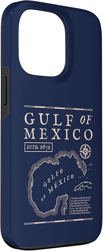 Gulf of Mexico 1672 Historic Map Case - Image 3