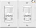 TOPGREENER In-Wall PIR Motion Sensor Light Switch, Single Pole Occupancy Sensor by TOPGREENER