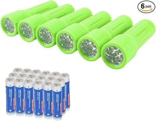 9-LED Mini Flashlight, Small Multicolor Flashlights by Hilngav