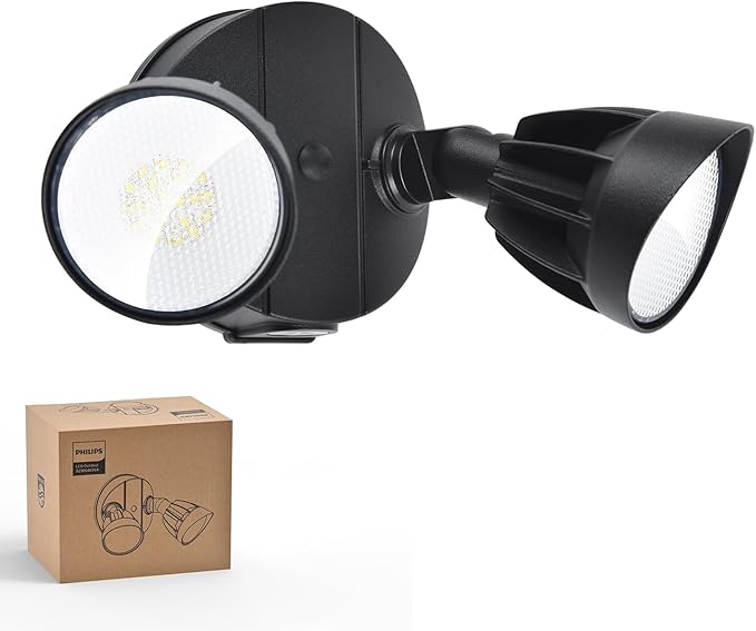 Philips Dusk to Dawn 44W 3500LM LED Security Flood Lights Outdoor, 5000K by PhilipsLightingLED