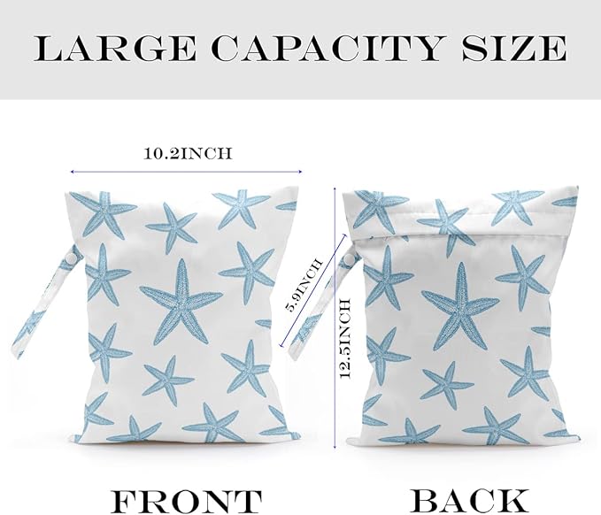 Wet Bag, Wet Dry Bag, Wet Bag for Swimsuit Travel Beach Pool Dirty Yoga Gym - Image 2