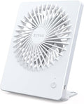 Zuvas Desk Fan Battery Operated Fan Rechargeable 180°Tilt Folding Personal Fan by Zuvas