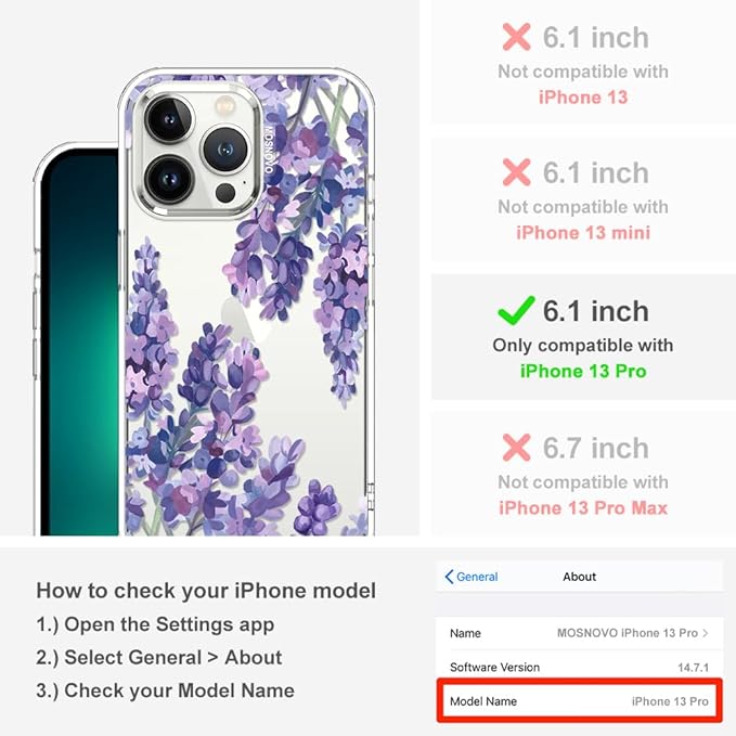 MOSNOVO Case for iPhone 13 Pro - Image 2