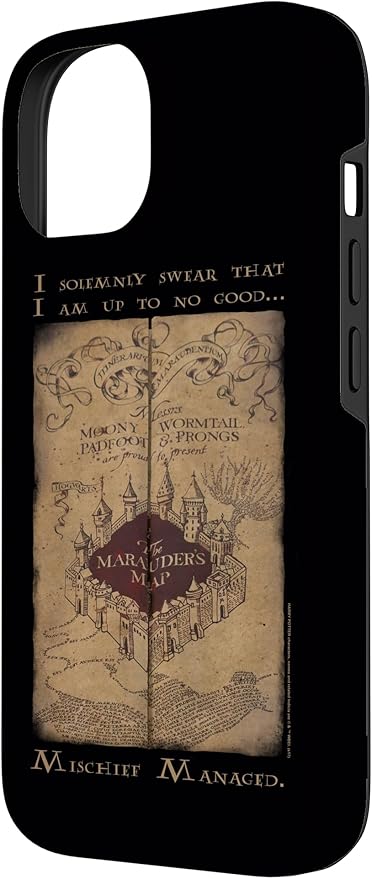 iPhone 14 Harry Potter Marauder's Map Words Case - Image 2