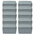 Nineleaf Waterproof Electrical Box IP66, Plastic Junction Box 7.1"x4.5"x4" by NineLeaf