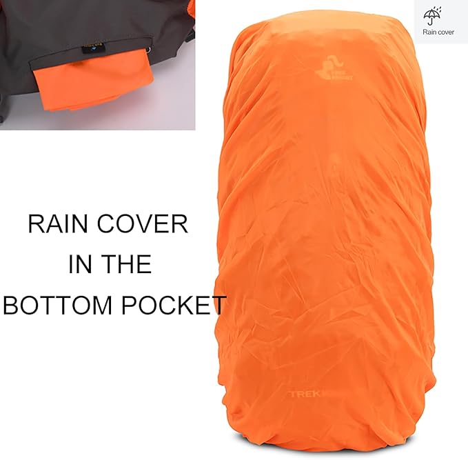 Bseash 60L Hiking Camping Backpack - Image 4