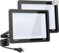 200W LED Flood Light Outdoor, IP66 Waterproof Outside Work Lights, 6500K by WuliFun