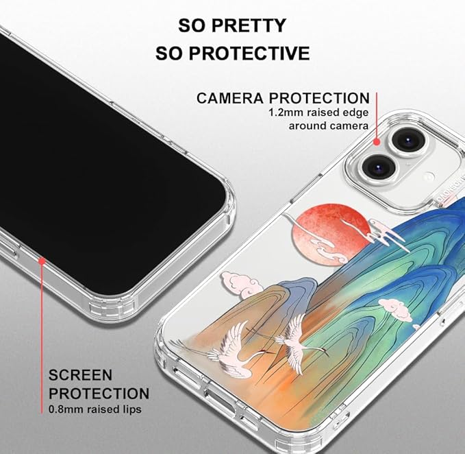 MOSNOVO for iPhone 16 Plus Case, Shockproof Military-Grade Protection 6.6ft - Image 4