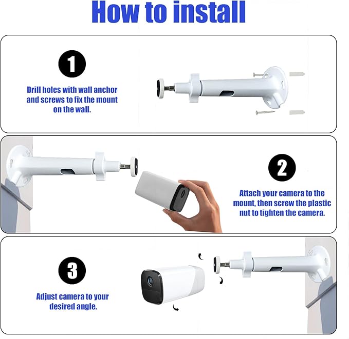3PCS Extremely Long 7.8 in Camera Mount - Image 4
