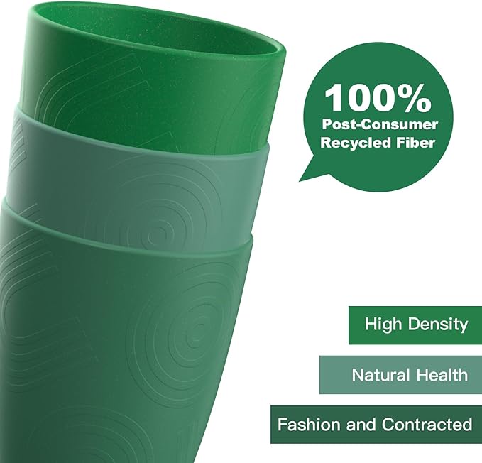 Homienly Cups for Drinking 12oz Daily Use Cups Dishwasher Safe Plastic Cups - Image 4