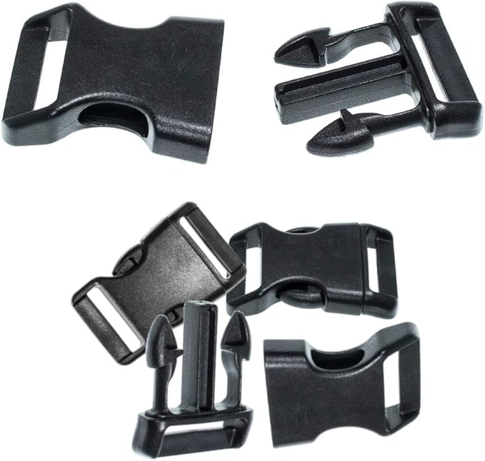 Black Plastic Side Release Buckles - Image 4