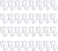32Pcs Over Cabinet Door Hooks Plastic Over The Door Single Hook Space-Saving by UFURMATE
