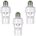 Hortsun 3 Pieces Hortsun Motion Sensor Light Socket Smart Screw in Light Bulb by Hortsun