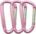 LESHIRY Large Carabiners Keychain 3" Aluminum D Shape Premium Durable D-Ring by LESHIRY