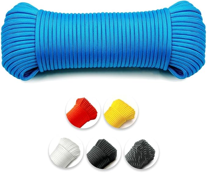 High Tensile Paracord Type III Parachute Cord Reflective Paracord Rope Tactical by GOLDENCOCK