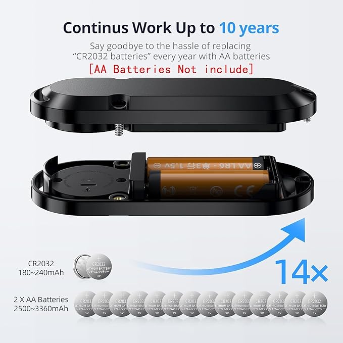 Long-Life Air Tracker Tags-1pc, Extended Battery Case Item Finder Compatible - Image 4