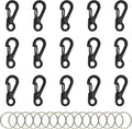SWATOM Small Mini Carabiner Clip Tiny Spring Snap Hook Keychains Micro by SWATOM