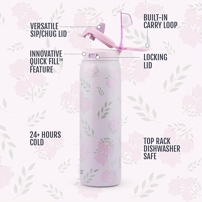 Ello Pop & Fill 22oz Stainless Steel Water Bottle - Image 4