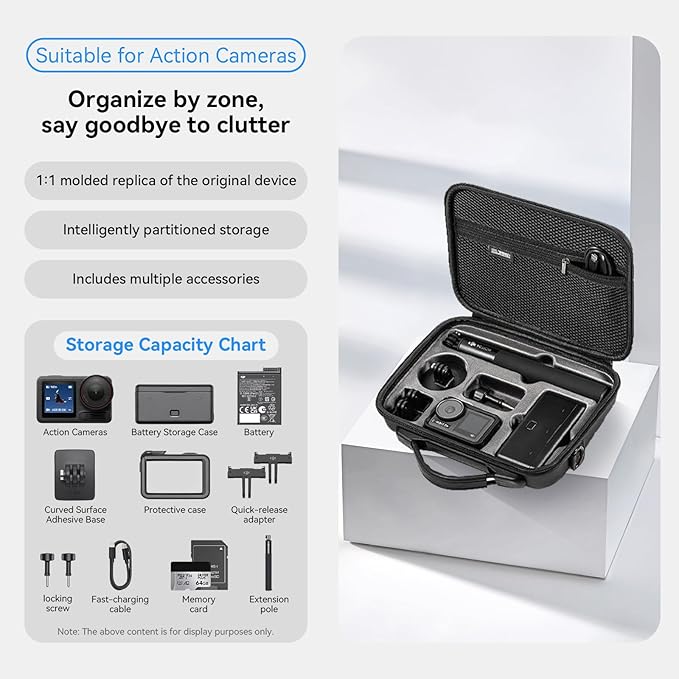 Action Camera Accessories Adventure Kit, Includes Helmet Mount, Chest Strap - Image 2