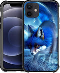 for iPhone 11 Case, Snowy Mountain Fox Lake Pattern Graphic Design Girl Boy by FKBRCL4U
