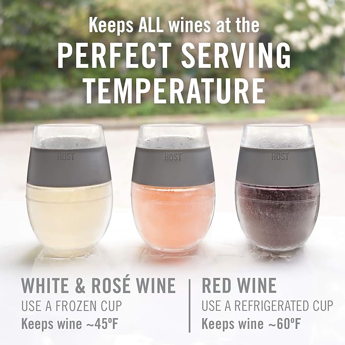 Host Cooling Cup Set of 1 Plastic Double Wall Insulated Freezable Drink - Image 3