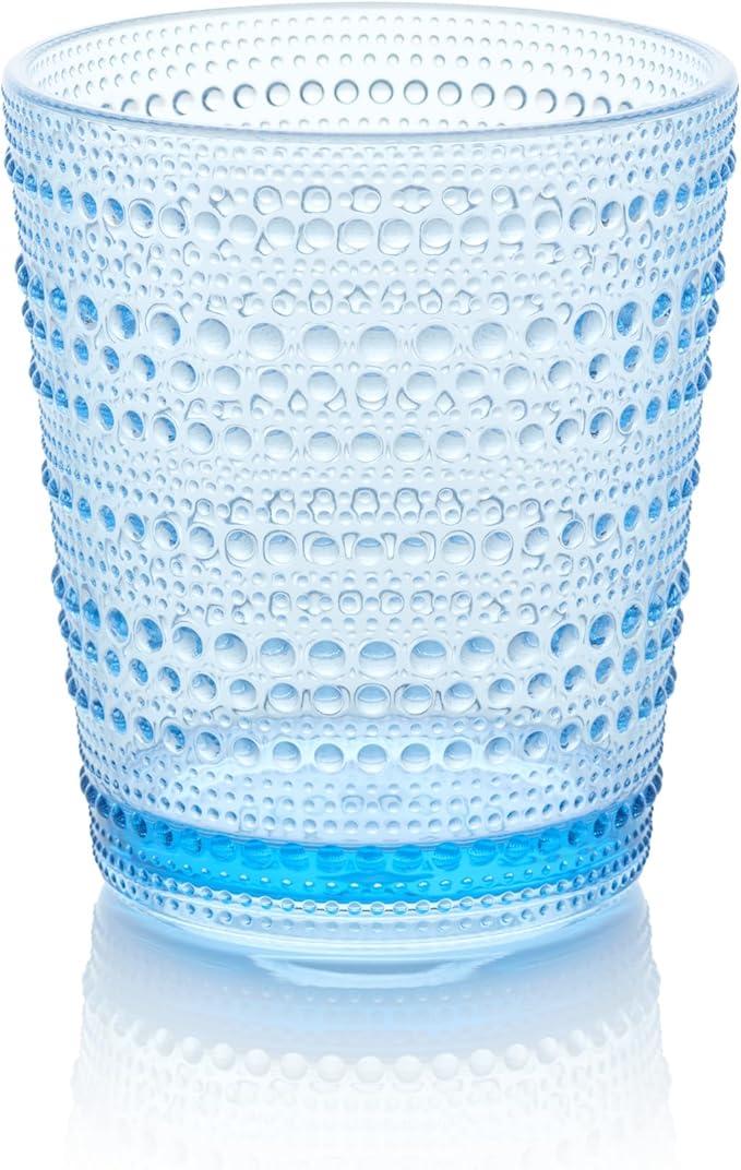 Santa Fe Blue Set of 6 Premium Acrylic DOF Glasses 16 oz – Unbreakable Drinkware - Image 2
