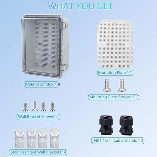 IP67 Waterproof Junction Box, ABS Plastic Electrical Enclosure - Image 7