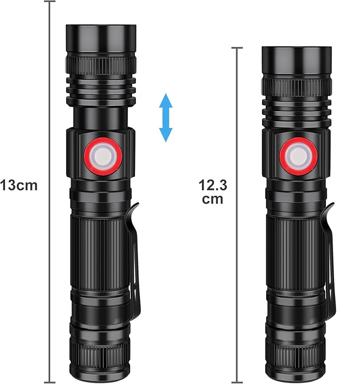 DARKBEAM LED Flashlight Rechargeable USB 2000 High Lumens, Small and Bright - Image 9
