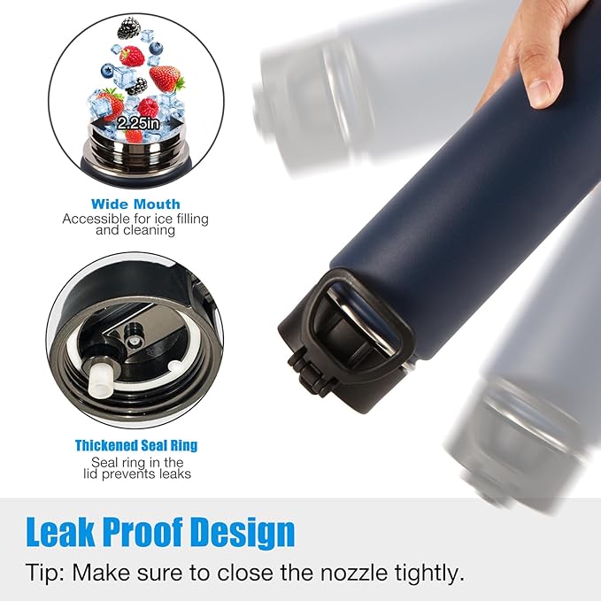 Volhoply 24 Ounce Insulated Water Bottle - Image 4