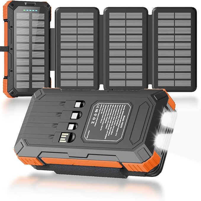 Solar Charger Power Bank 49800mAh by Kepswin
