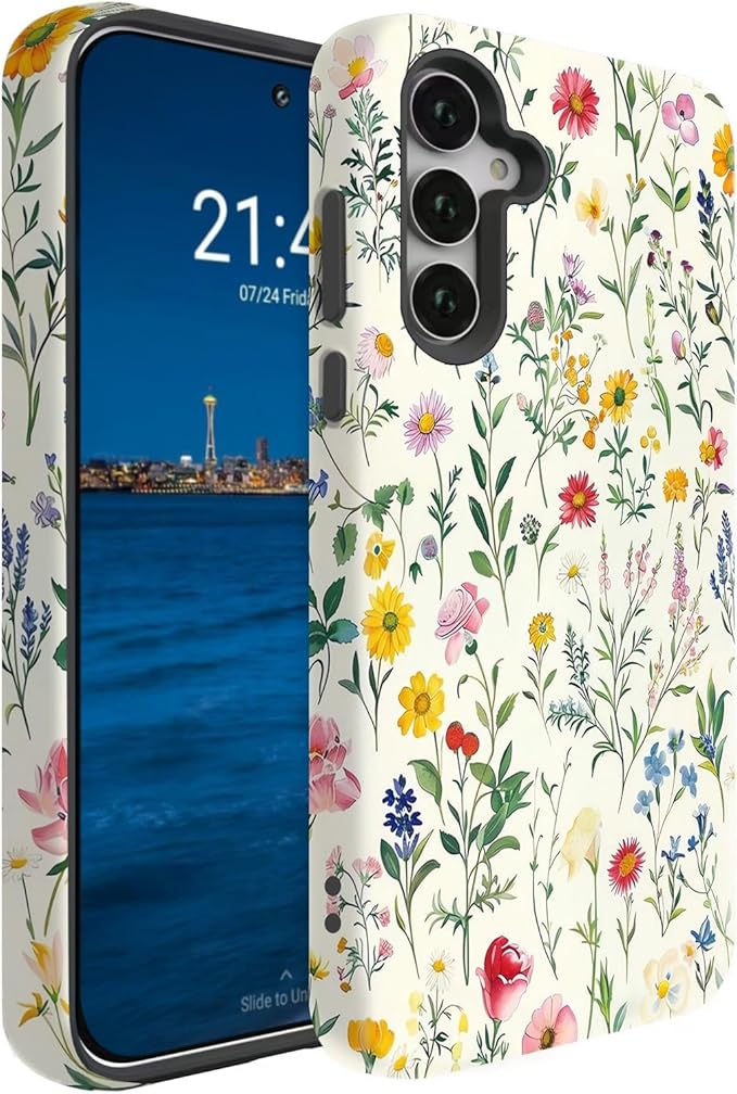 Compatible for Samsung Galaxy A17 5G Case, Dual Layer Heavy Duty 2 in 1 by BSMOSPER
