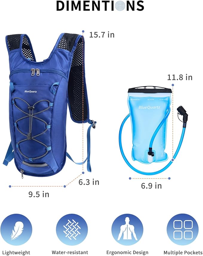 Blue Quartz Hydration Backpack - Image 6