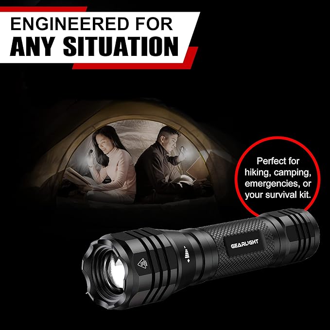GearLight S1050 LED Flashlight High Lumens - Image 8