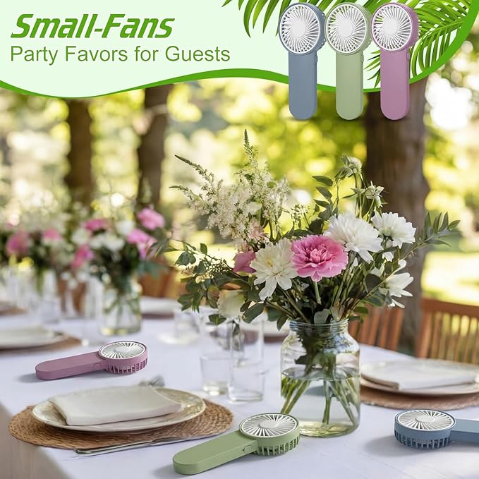 Sumind 12 Pcs Small Personal Portable Fan Mini Handheld Bulk 1 Speed Electric - Image 5