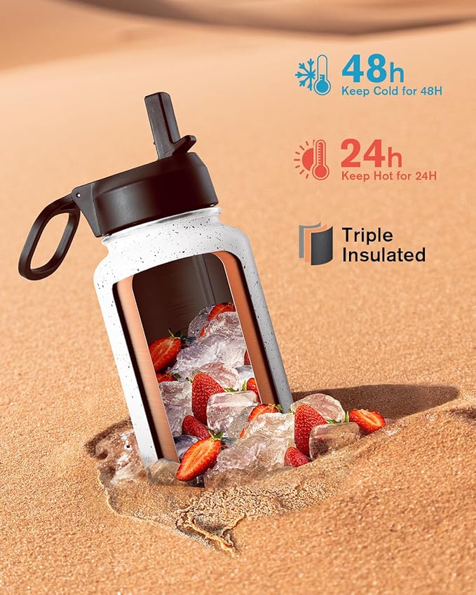 Coolflask Water Bottle 40 oz Insulated - Image 2