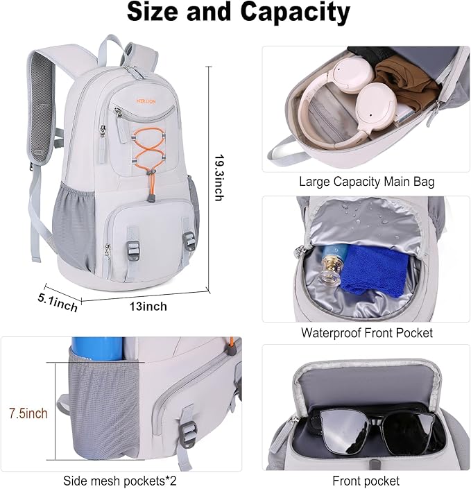 Nerlion 35L Hiking Backpack Travel Backpack - Image 2