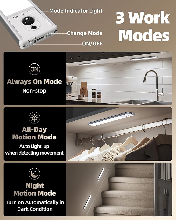 EZVALO 5-Pack Under Cabinet Lighting - Image 7