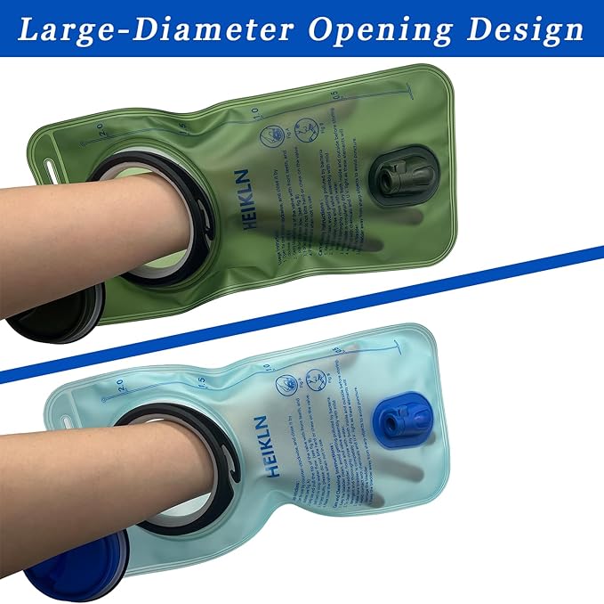 HEIKLN Hydration Bladder 1.5L-2L-2.5L-3L, Leak Proof Water Reservoir, BPA Free - Image 5
