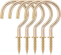 Cup Screw Hooks, 1-1/2 inch Metal Screw in Ceiling Hooks, 45 Pack Metal Ceiling by DRTDERUITAI