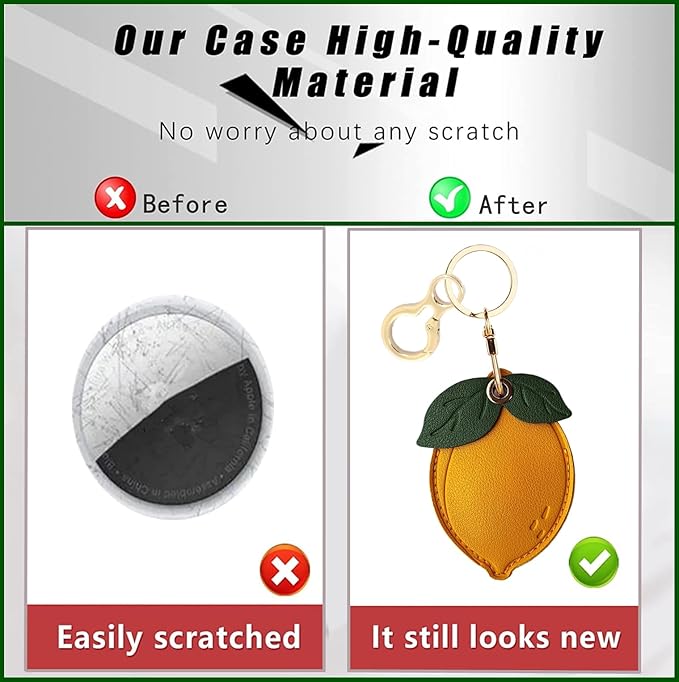 Leather Keychain Holder Case Compatible - Image 4