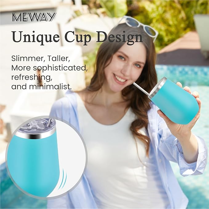 MEWAY 12oz Insulated Wine Tumbler - Image 4