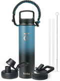 Trebo 24 oz Water Bottle Insulated by StayHotStayColdStayGreen