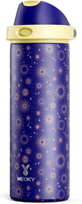 24 oz Insulated Water Bottle for Men: Meoky Stainless Steel Water Bottle by MEOKY