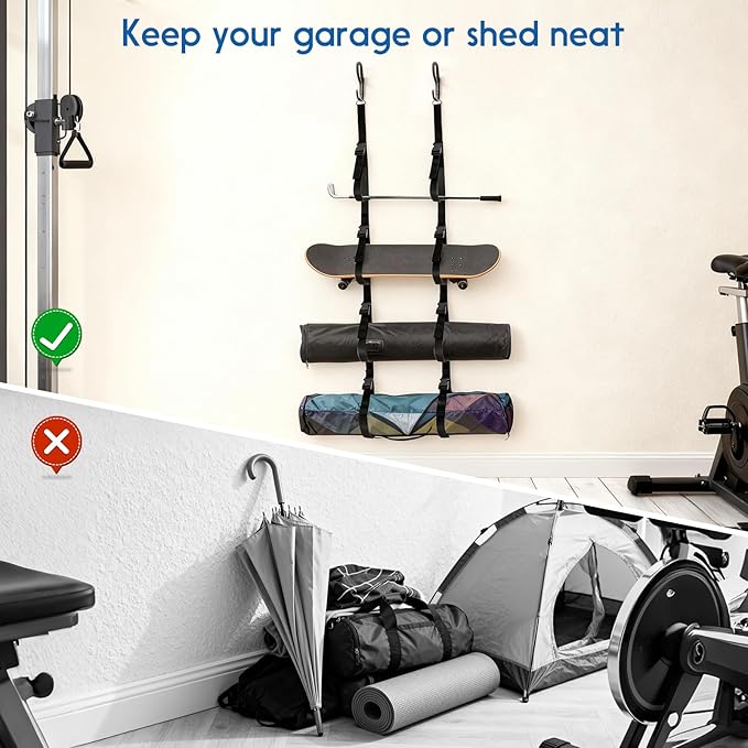 Camping Chair Wall Storage for Garage, Wall Storage Rack, Mounted Organizer - Image 6