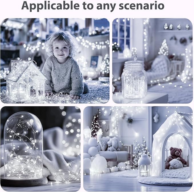 HXWEIYE Rechargeable Fairy Lights - Image 9