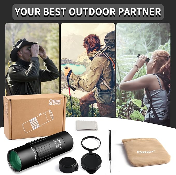 Olimt 8x25 Monocular Telescope, Mini Pocket Compact Small Size Portable - Image 7