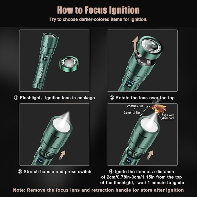 SKYFIRE LED Flashlights High Lumens - Image 7