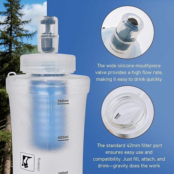 500ML Collapsible Water Bottle - Image 4