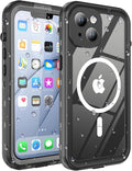 for iPhone 14 Plus Case Waterproof, Full-Body Hard Case Built-in by Comboproof
