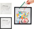 Where I've Been US Map Wooden Shadow Box Frame Wall Decoration, Travel by Unknown